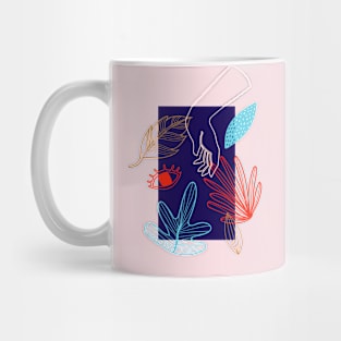 Floral Square #1 Mug